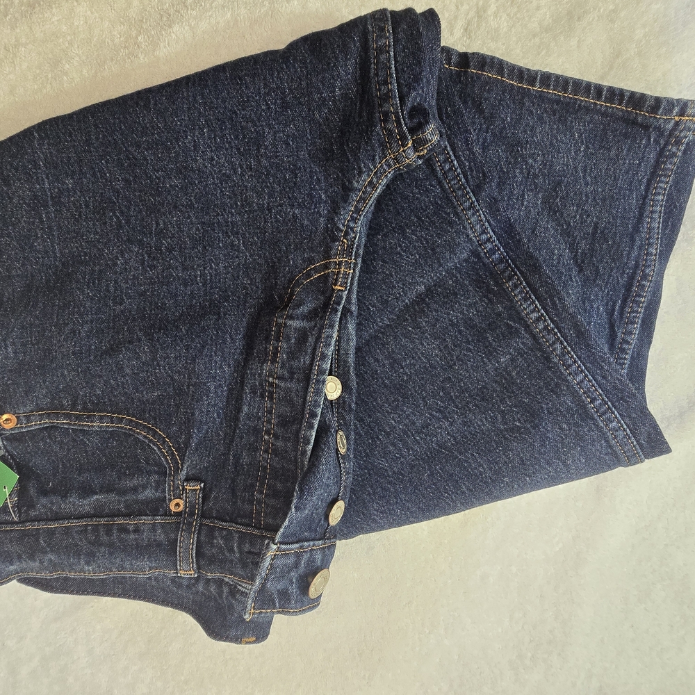 GAP High Rise Straight Leg Jeans – Size 29 – Dark Wash Cheeky Straight - Picture 8 of 8